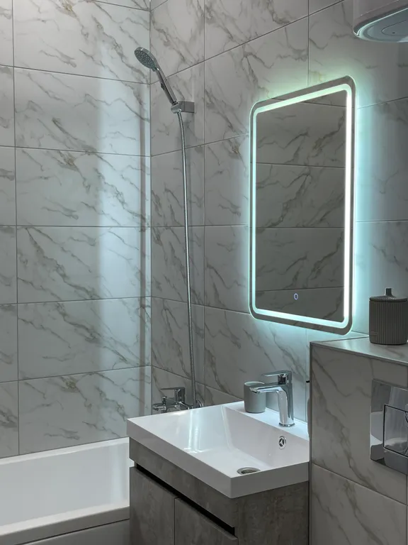 Студия с новым ремонтом