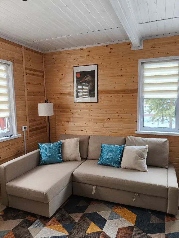 Просторный домик вблизи леса с баней