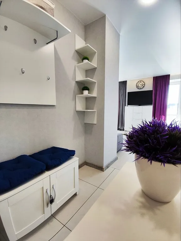 Современная, комфортная квартира-студия в светлых тонах