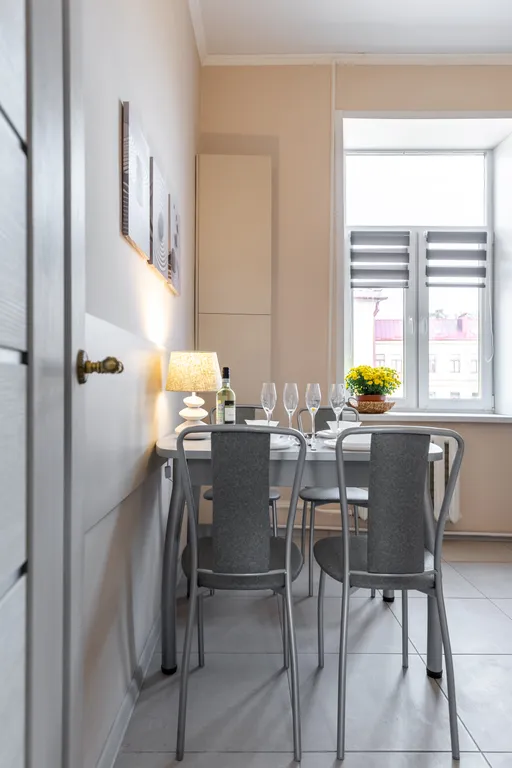 Атмосферная квартира с камином