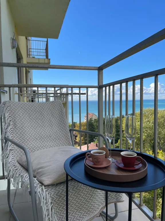 Квартира Квартира Уютная студия с видом на море — Сочи