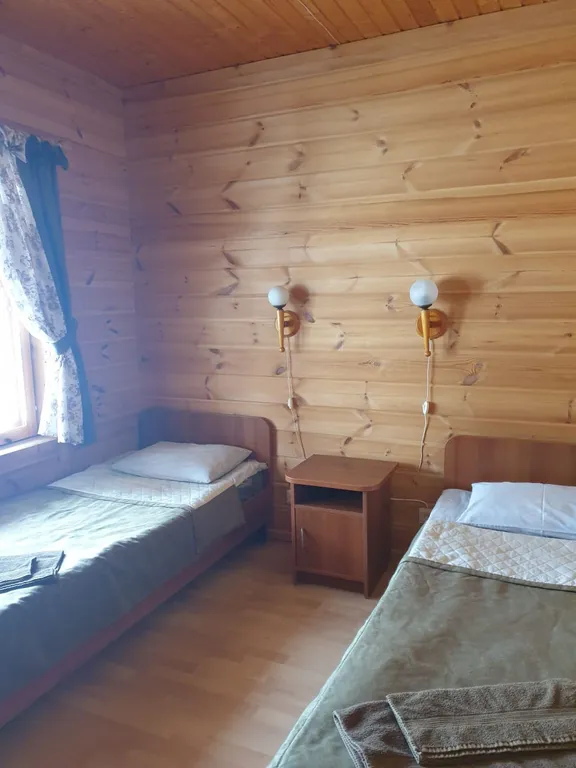 Коттедж с сауной для рыбаков на берегу озера Вуокса