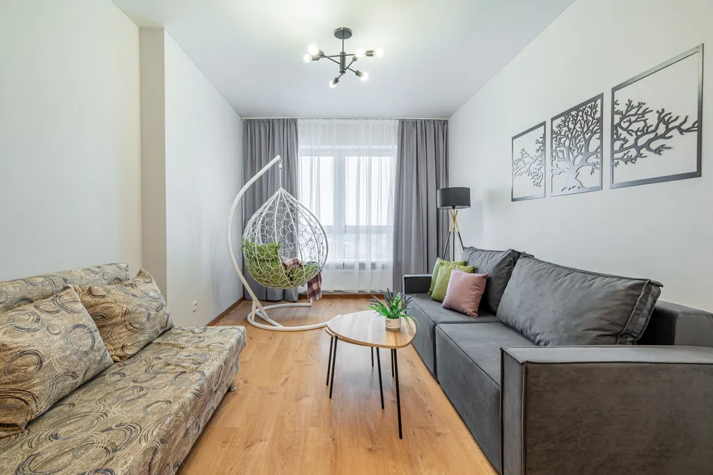 Квартира Квартира Евродвушка с прекрасным видом на город вблизи — Ярославль