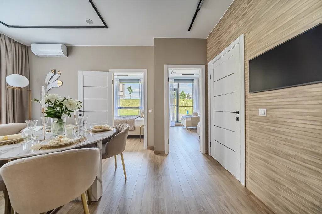 Охтаинн 6-1 с 2 спальнями с сауной и балконом