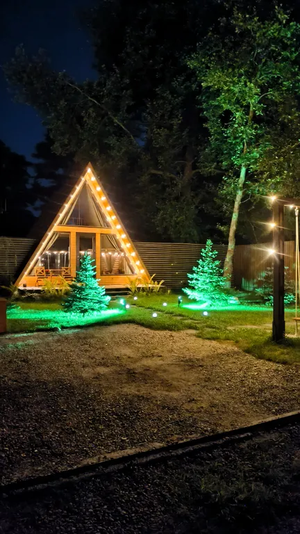 Дом в стиле Афрейм Дача у Горы