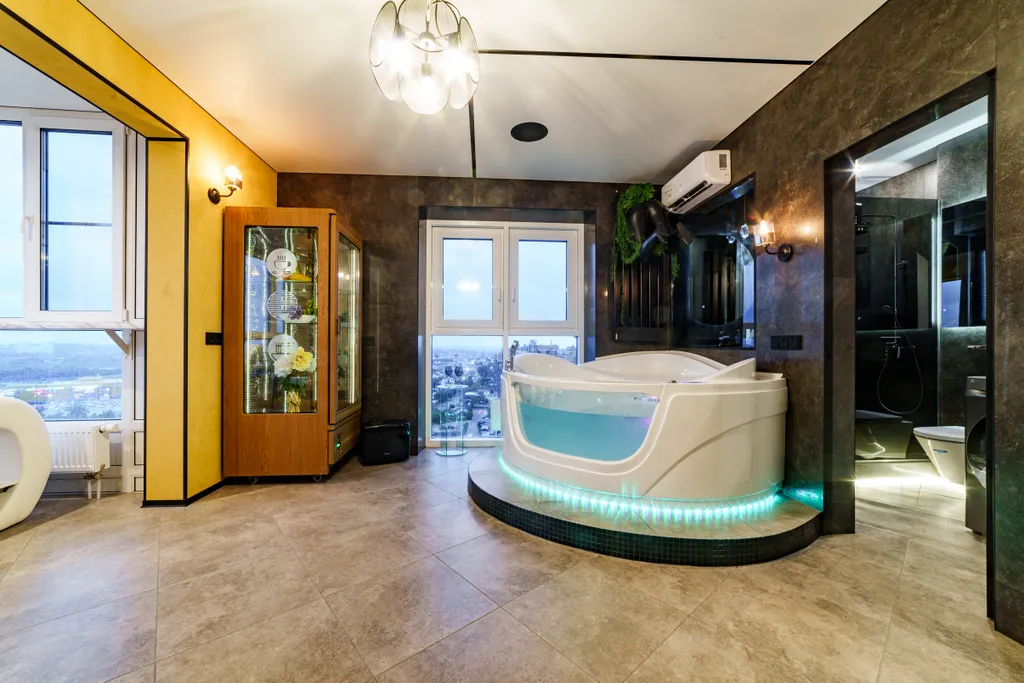 Квартира с джакузи для романтических вечеров