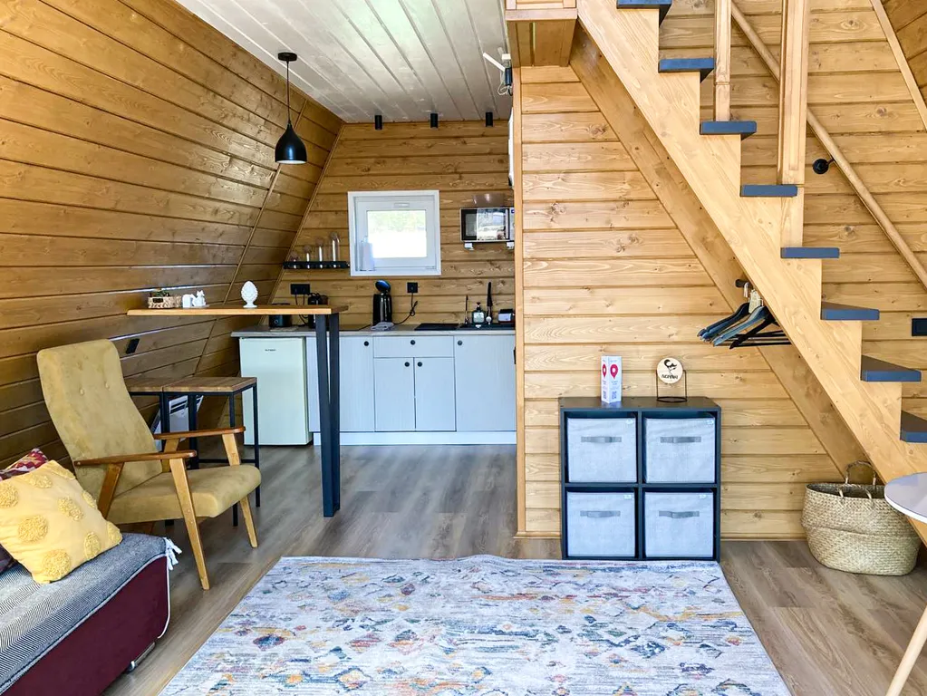 Коттедж Дом Афрейм светлый с подогреваемой купелью Лисичкино — Микли