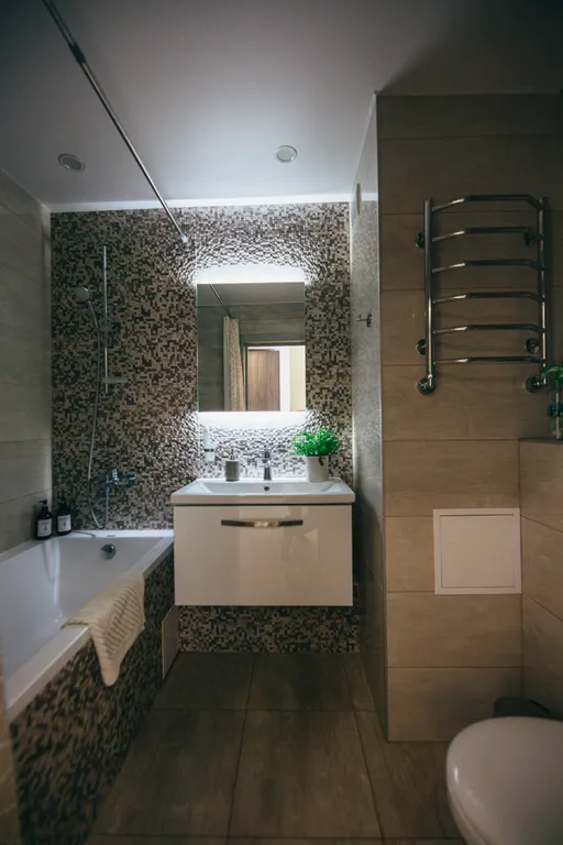 Апартаменты у парка с балконом, 10 мин до моря