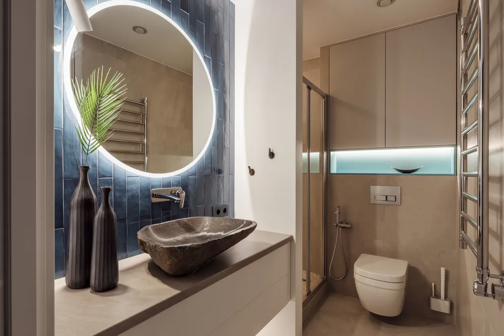 Просторная студия Бирюза комфорт+до 5 гостей