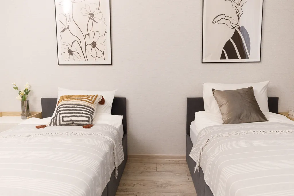 Стильная двухкомнатная квартира в новостройке