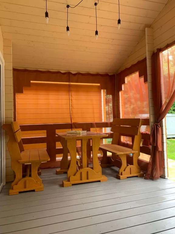 Дом с русской баней, банным чаном, бассейном