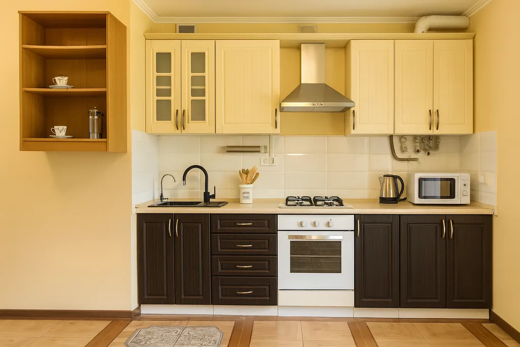 Просторные апартаменты в доме с сауной