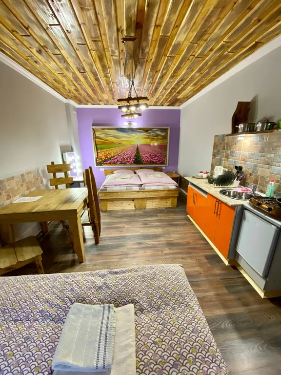 Апартаменты студио с отдельным входом для 3 гостей на озере Дривяты