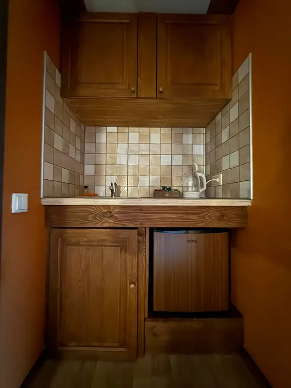 Норвежская деревня с двухспальной кроватью