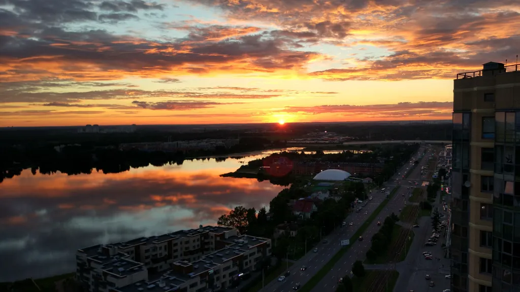 Квартира Квартира Белая панорамная студия Dream Sky — Санкт-Петербург
