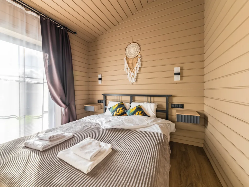 Коттедж Уютный современный дом с чаном вблизи елового леса — Черемыкино