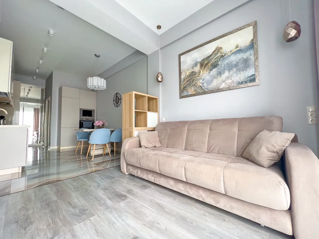 Очень уютная 2-комнатная квартира с видом на море