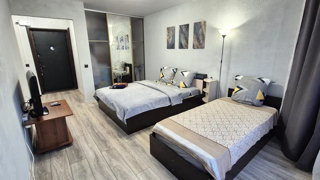 Уютная квартира в новостройке с тремя спальными местами