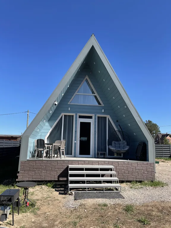 Коттедж Уютный дом аттик А-фрейм у Снетковского озера — Ларионово