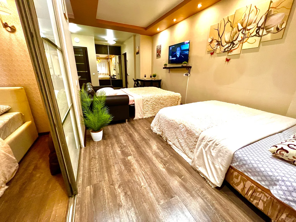 Квартира Квартира Дизайнерская студия на 9 этаже в ЖК Современник рядом с МТЛ-Арена — Самара