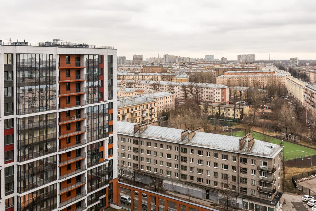 Квартира Квартира Новая уютная студия рядом с метро — Санкт-Петербург