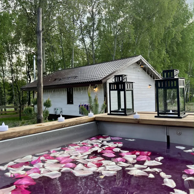 Коттедж Дом Чудо с горячей купелью и дровяной печью — Тимково