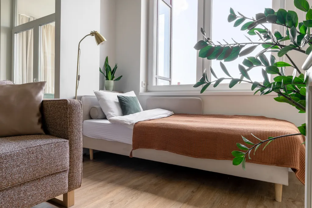 Квартира Двухкомнатная квартира Eco villa у Экспофорума и Пушкина — Санкт-Петербург