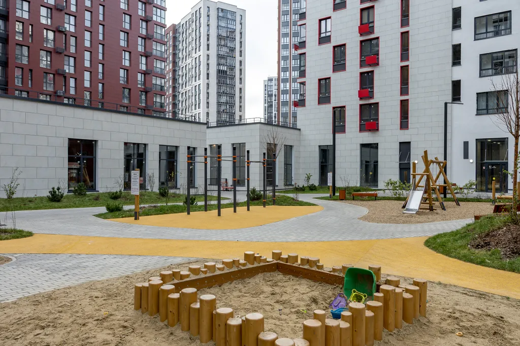 Квартира Квартира Стильная студия в ЖК Прокшино у метро Прокшино — Москва