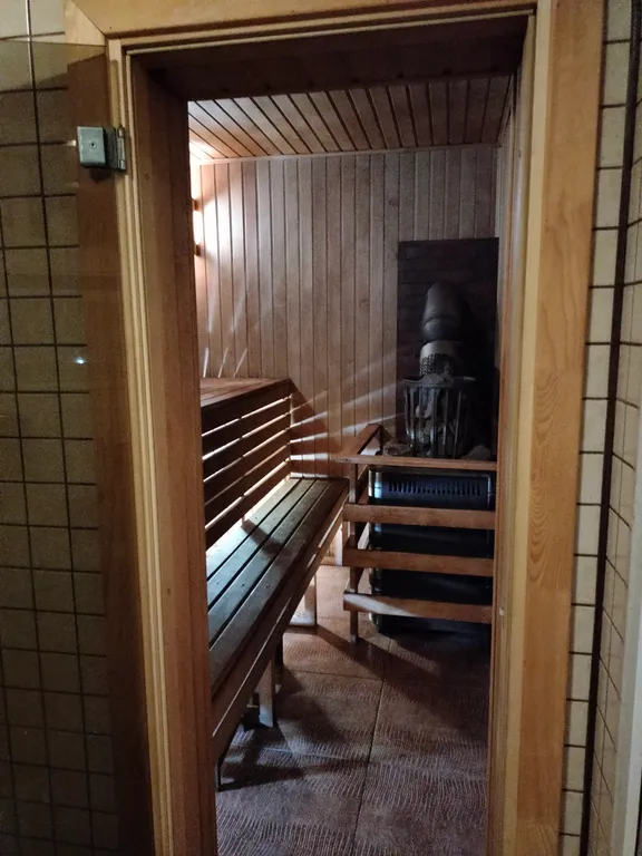 Уютный коттедж с дровяным камином, в окружении лесного массива