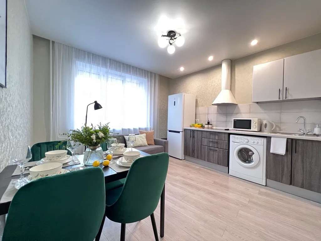 Квартира Квартира Sunny house 2шка студия с качелями на панорамной лоджии — Новосибирск