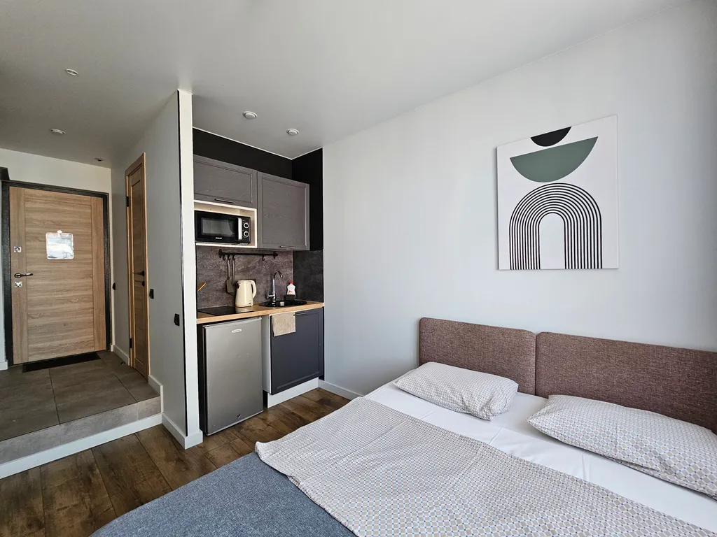 Квартира Новая стильная студия у станции МЦД — аренда посуточно в Люберцы