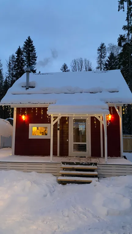 Голландский домик у леса