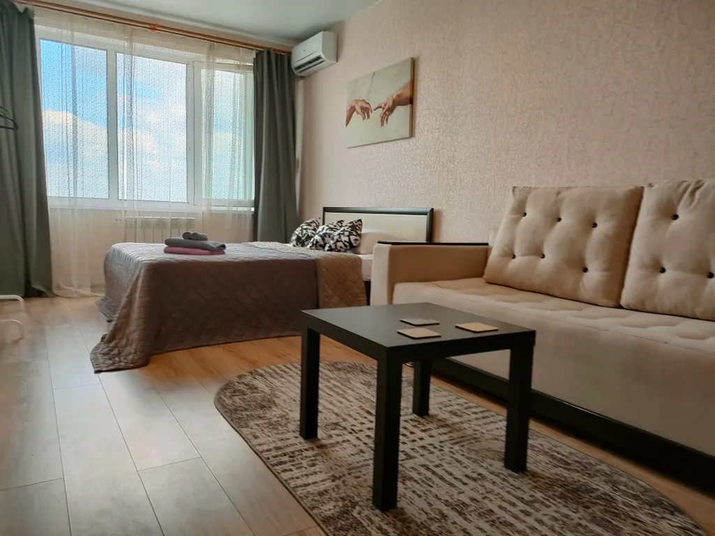 Новая квартира с ванной и кондиционером