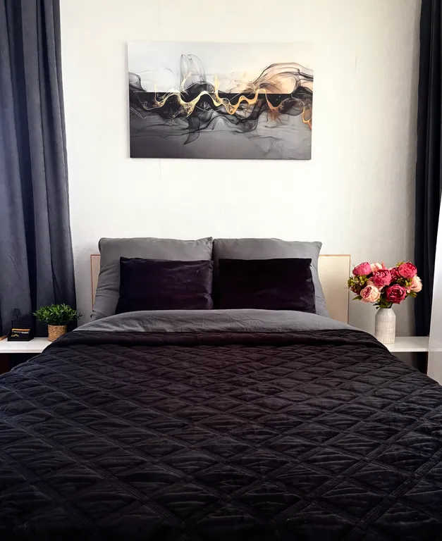 Светлая уютная теплая квартира