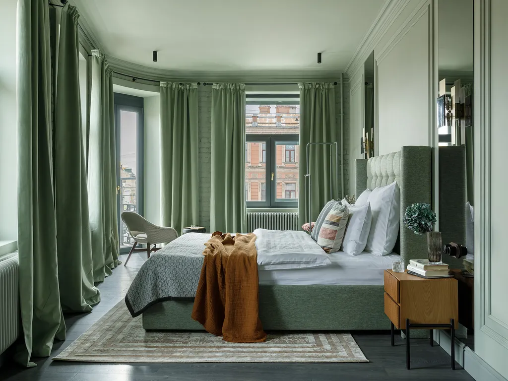 Апартамент с 1 спальней и балконом на Невском проспекте