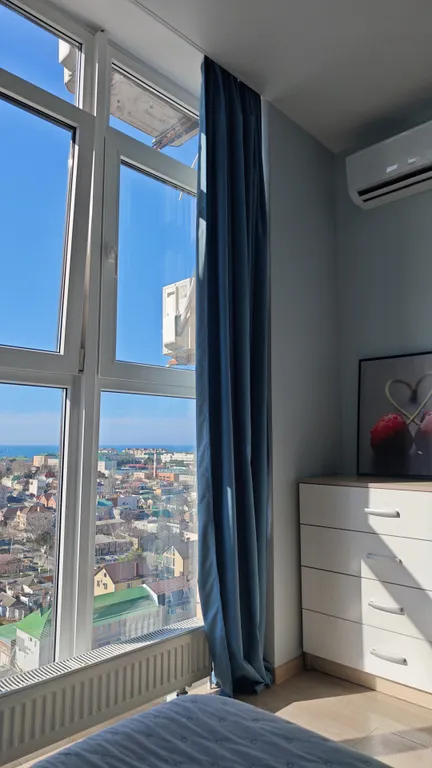 Квартира Квартира Уютная студия с панорамным видом на море и город — Анапа