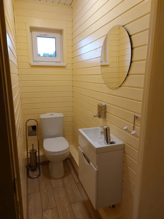 Коттедж Дом у Онежского Озера с баней — Деревянное