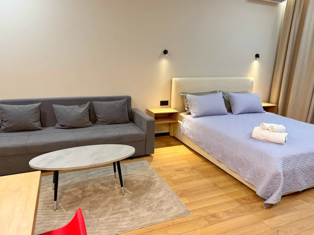 Квартира Уютная студия прямо напротив Mega Alma-Ata — аренда посуточно в Алматы