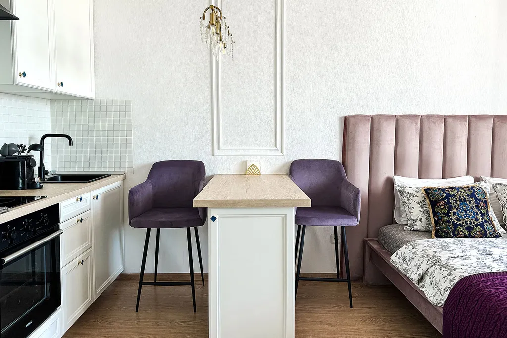 Солнечная студия с панорамным видом