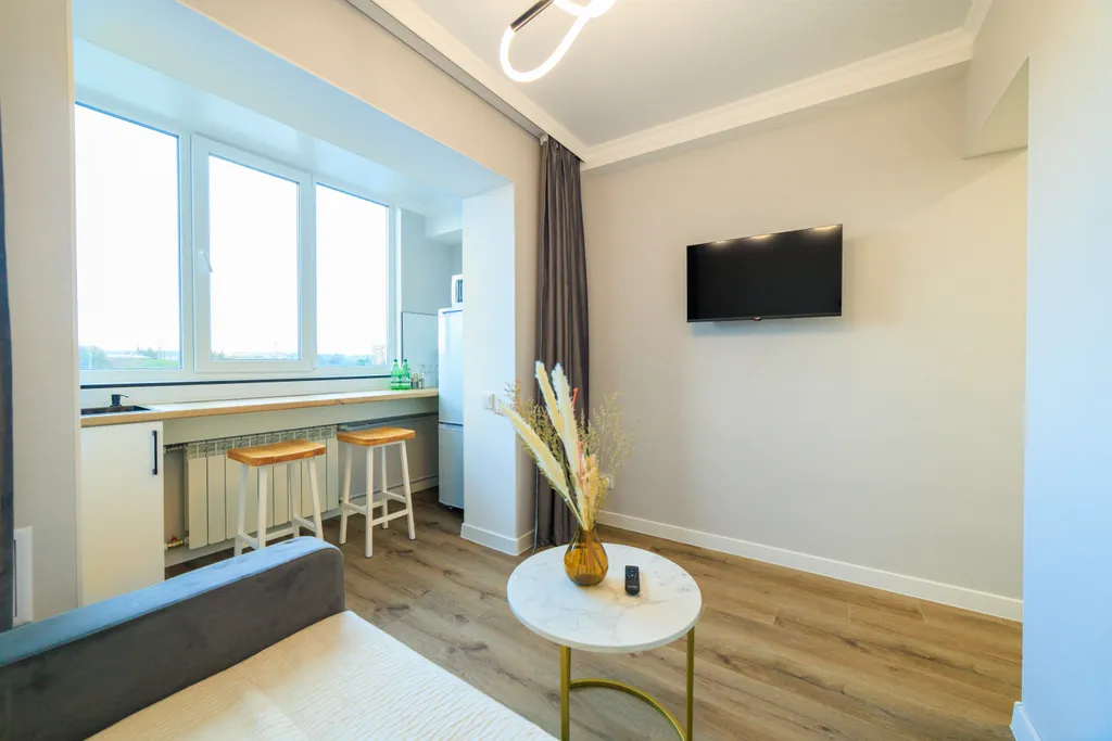 Уютная квартира с дизайн-ремонтом в 5 мин езды от парка