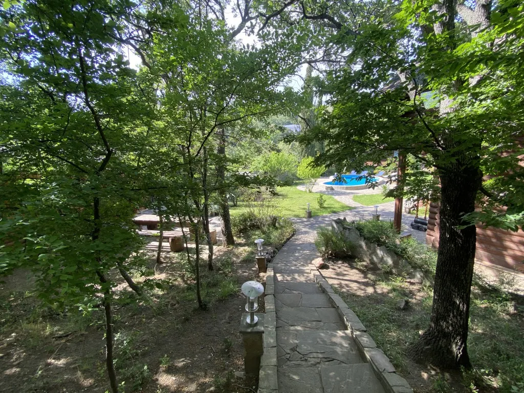 Сруб c бассейном и сауной