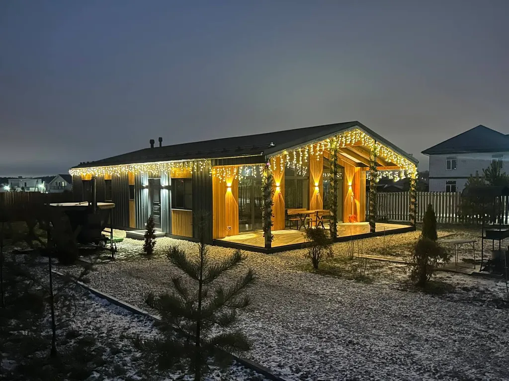 Коттедж Эко-дом у озера с чаном, сауной и бильярдом — аренда посуточно в Домодедово