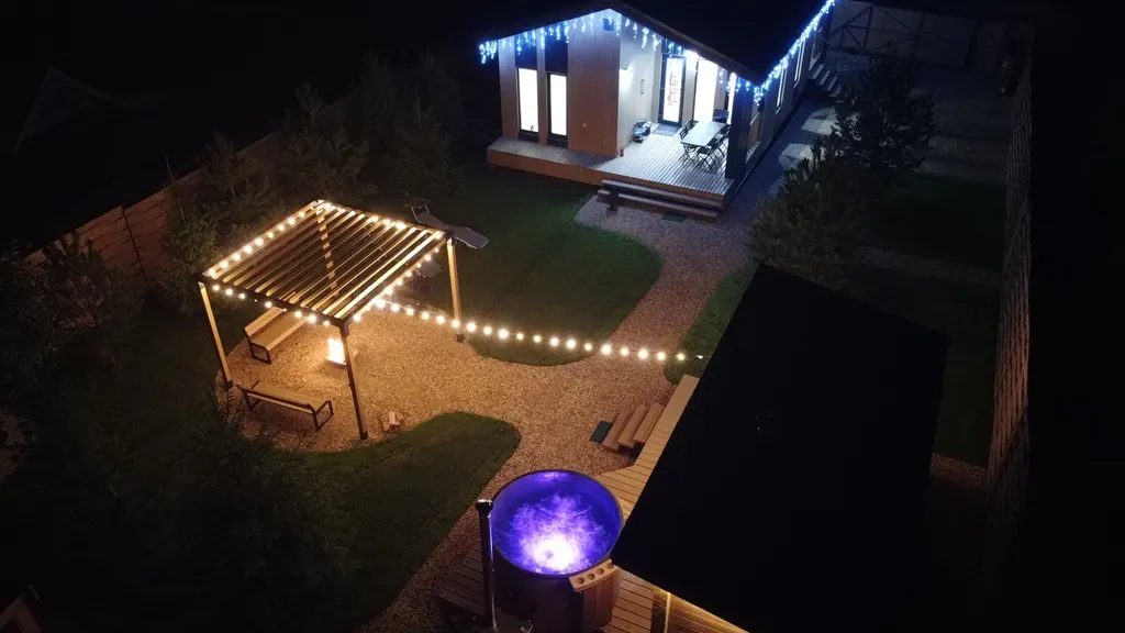 Skandi Белка загородный дом у пруда в подмосковье