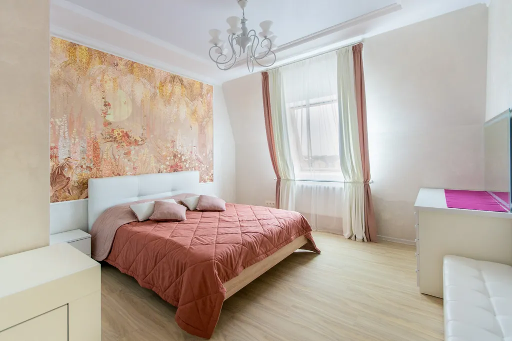 Большая квартира с видом на море и закаты с дизайнерским ремонтом