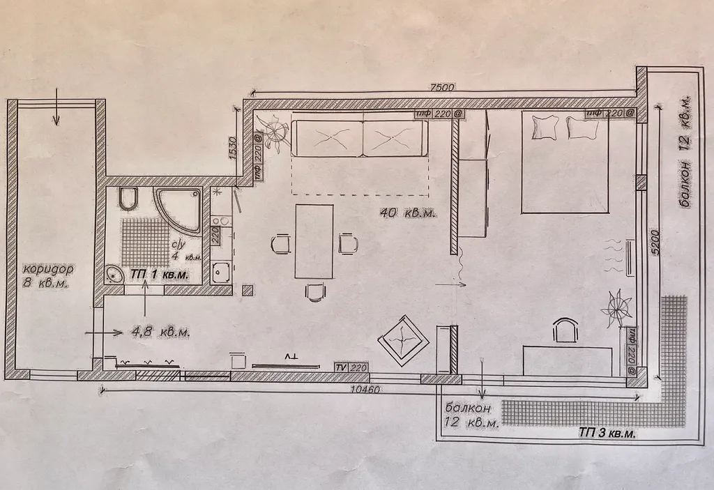 Квартира Уютная квартира — Санкт-Петербург