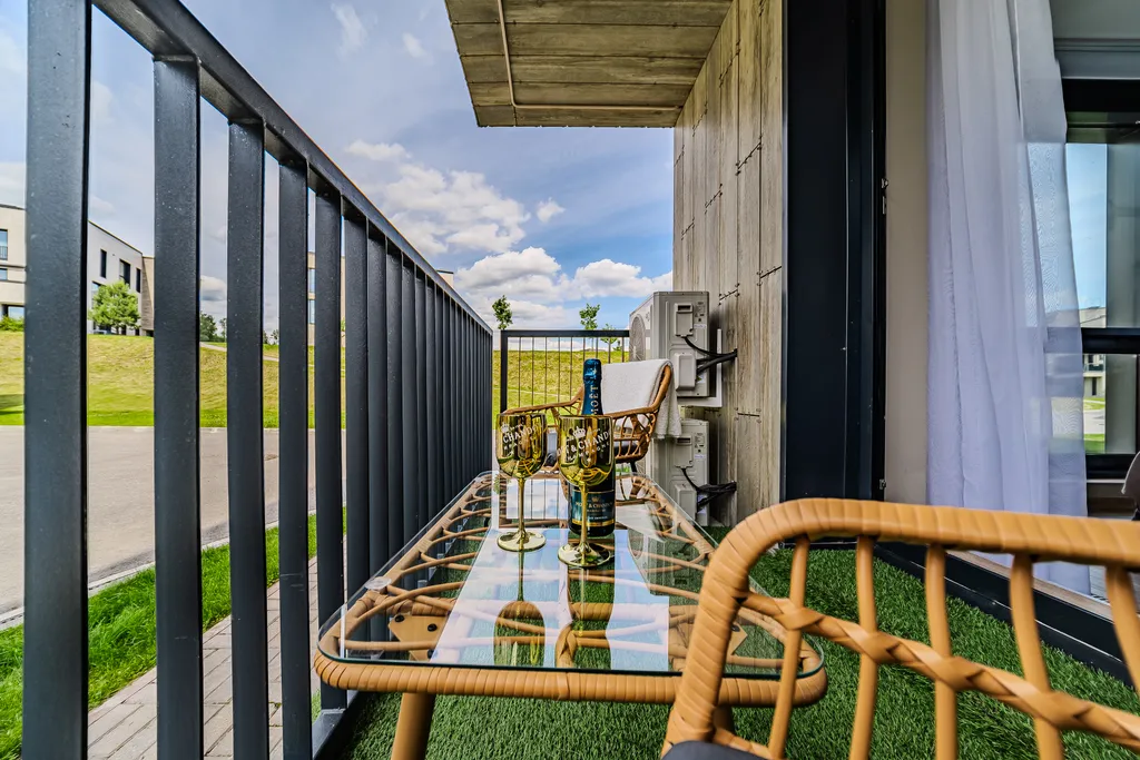 Охтаинн 6-1 с 2 спальнями с сауной и балконом