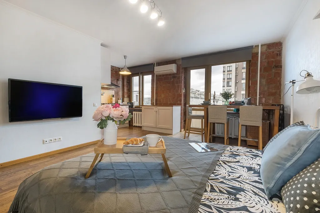 Квартира Квартира Атмосферная студия с великолепным видом — Москва