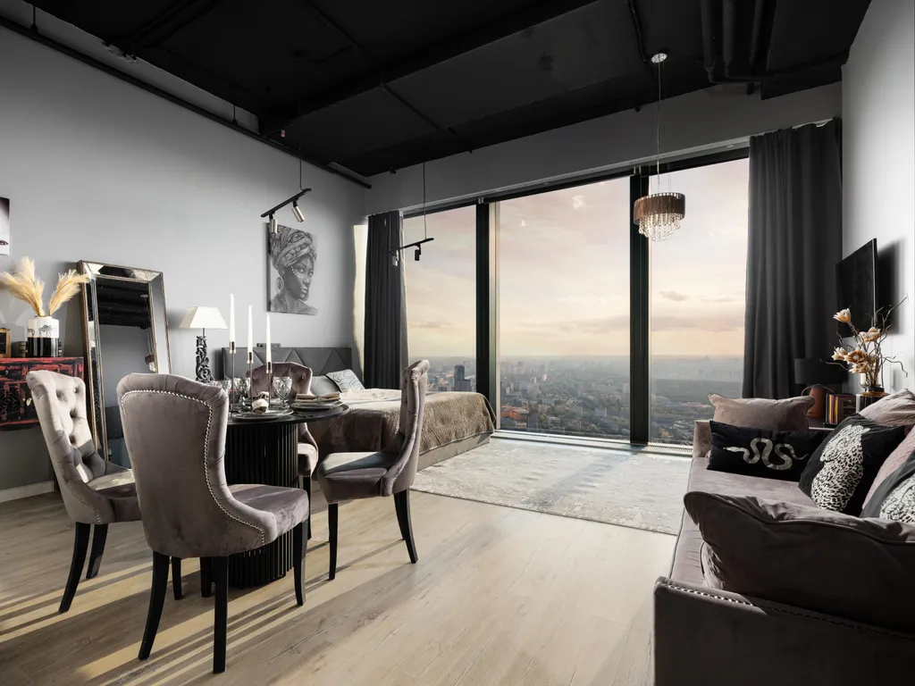 Квартира Neva Nati 59 этаж 45 м2. Панорамный вид. Шикарные закаты. — аренда посуточно в Москва