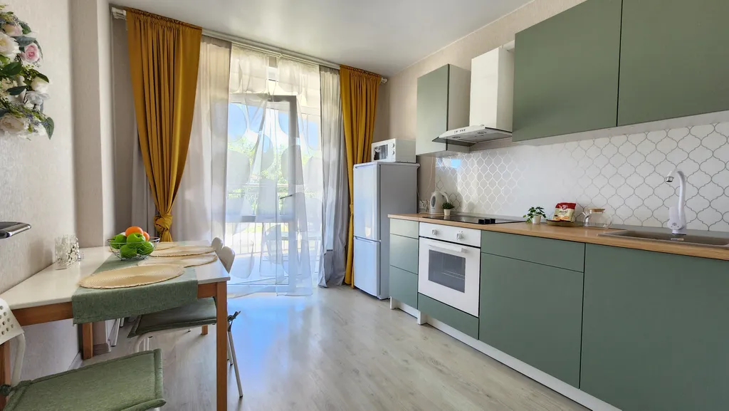 Уютная однушка с видом на горы