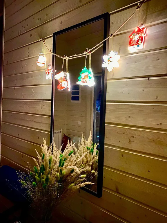 Дом с красивой костровой зоной